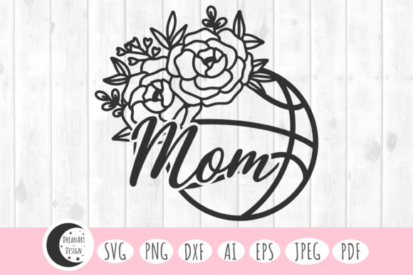 Basketball Mom SVG: Modern Graphics for Crafts