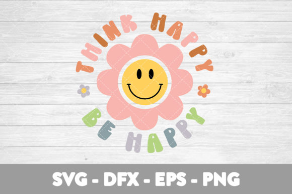 Boho Daisy Smiley SVG: Graphics for Crafts