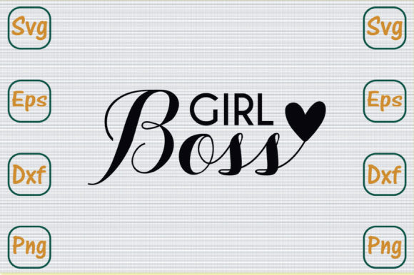 Mom SVG Design: Girl Boss Graphics for Crafts