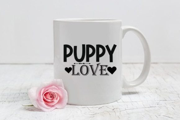 Mom SVG Design: Puppy Love Graphics for Crafts