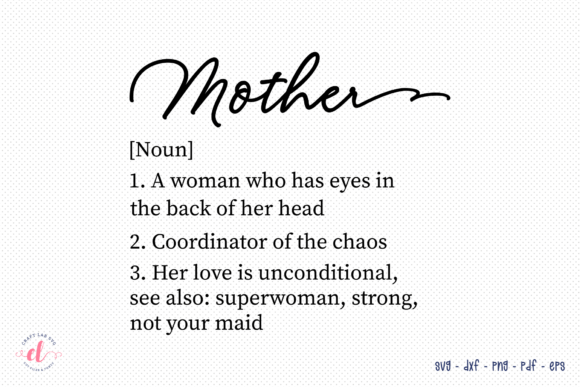 Mother SVG Graphics for Crafts & Branding
