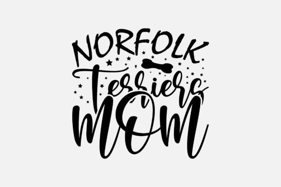 Norfolk Terriers Mom SVG: Graphics for Crafts