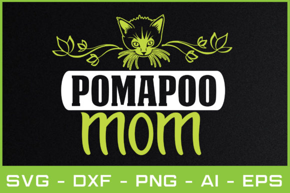 Pomapoo Mom SVG: Modern Graphics for Crafts