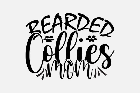 Stitching Love: A Designer’s Take on Bearded Collies Mom SVG